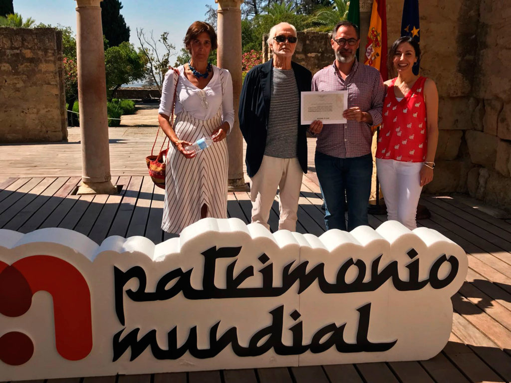 Diploma a Amigos de Medina Azahara por su apoyo a la candidatura a Patrimonio de la Humanidad